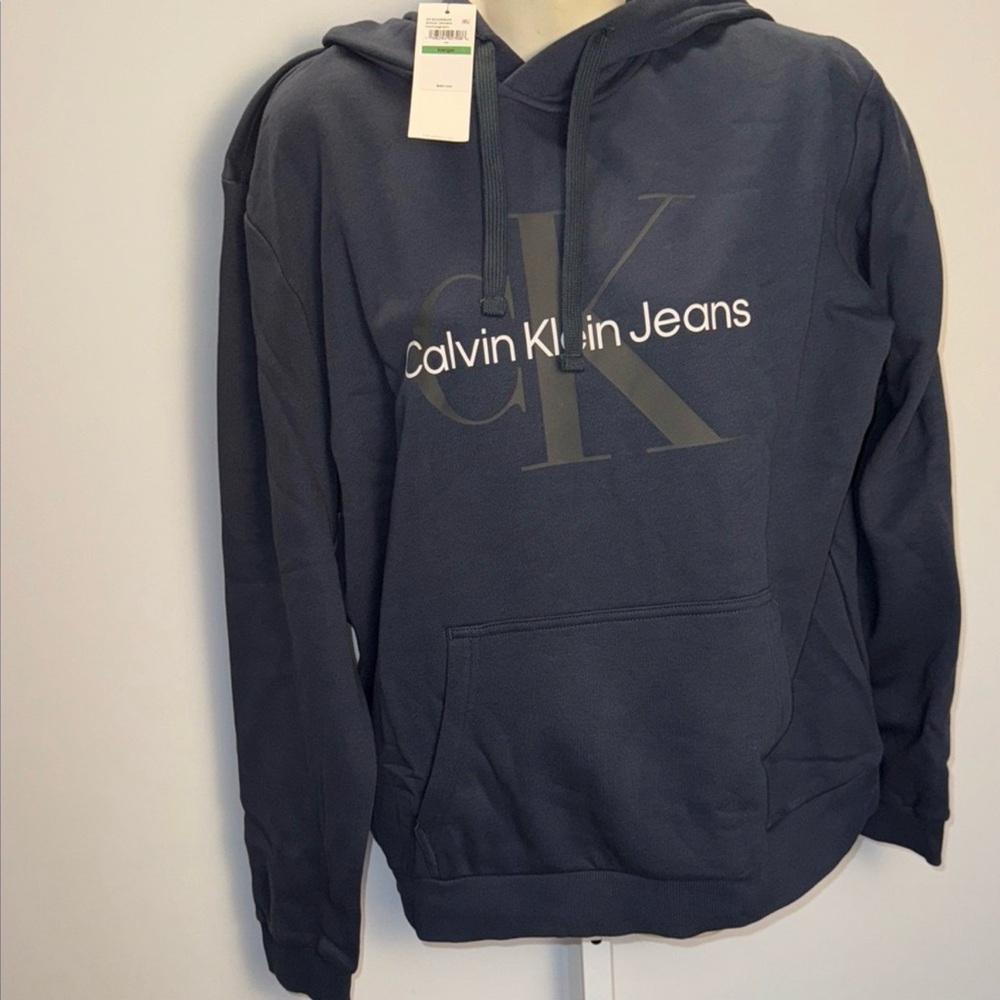 Calvin Klein Men's Dark Blue Hoodie
